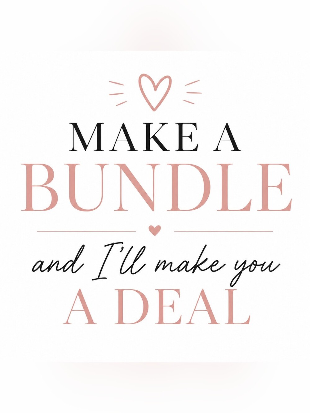 Bundle And Save!